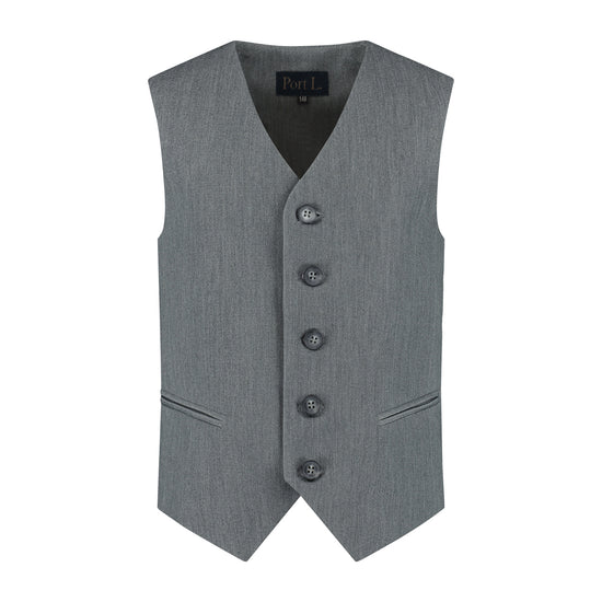 Port L. Gilet Maarten grijs