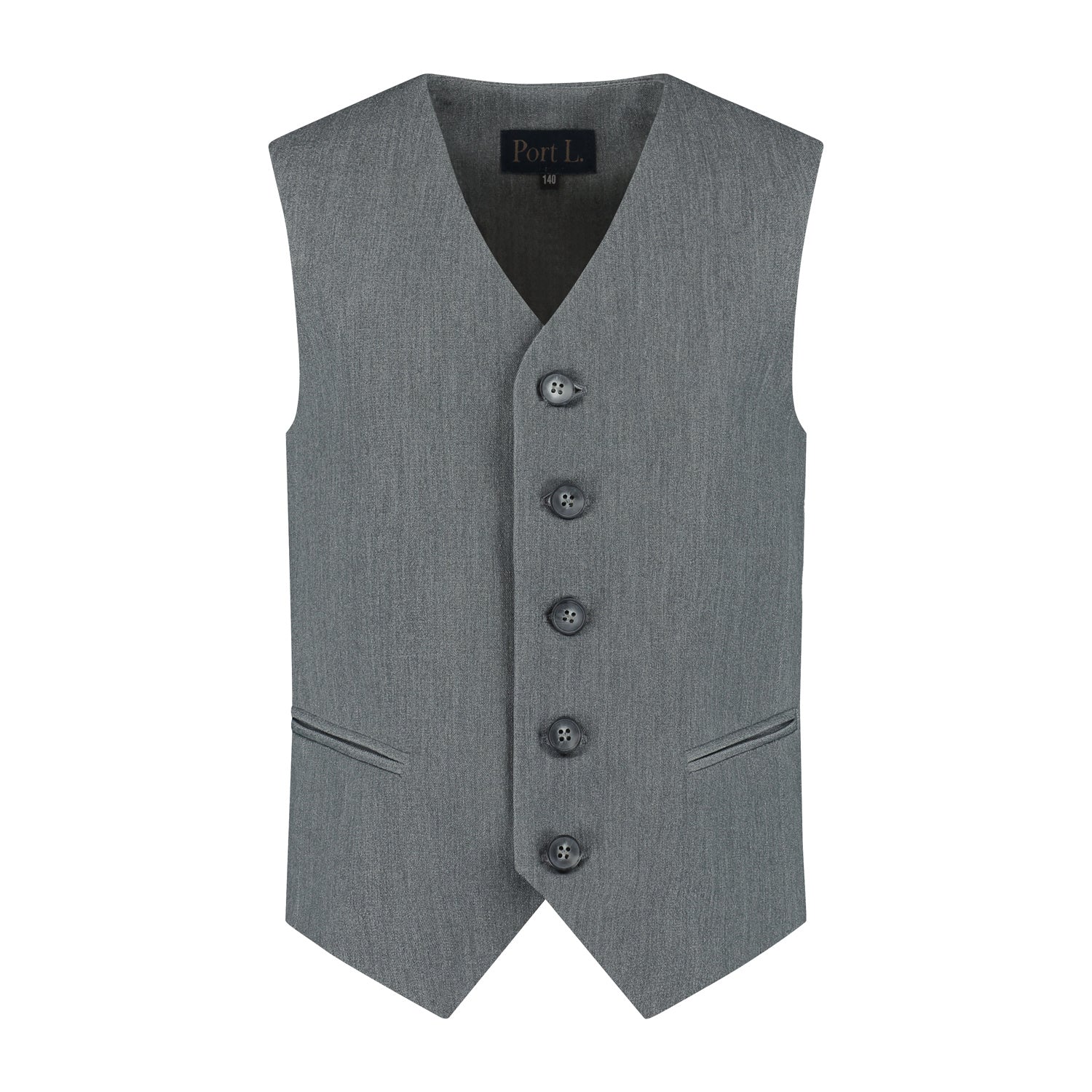 Port L. Gilet Maarten grijs