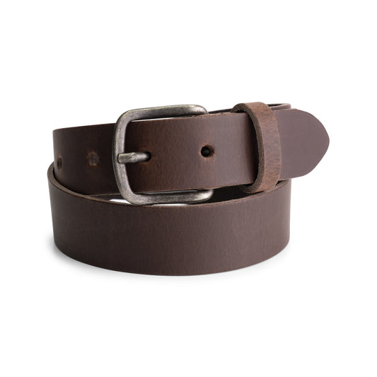 Port L. Leren jongensriem 206 bruin