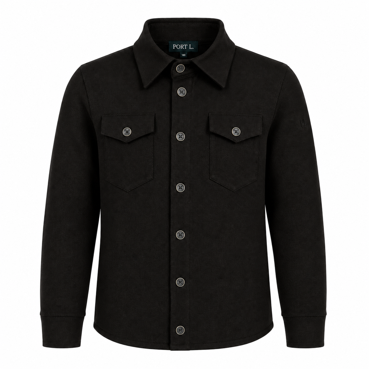 Port L. Overshirt Ruud zwart
