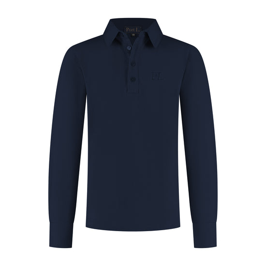 Port L. Poloshirt Jos donkerblauw