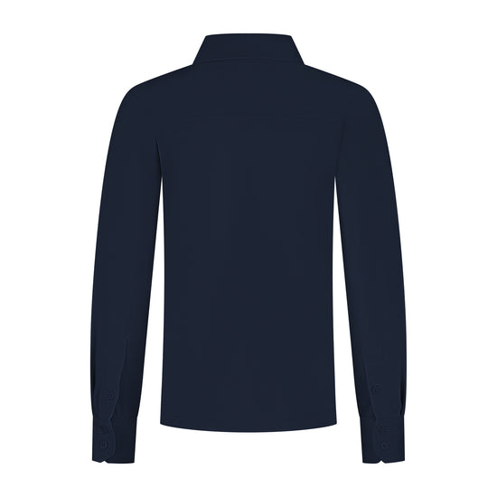 Port L. Poloshirt Jos donkerblauw