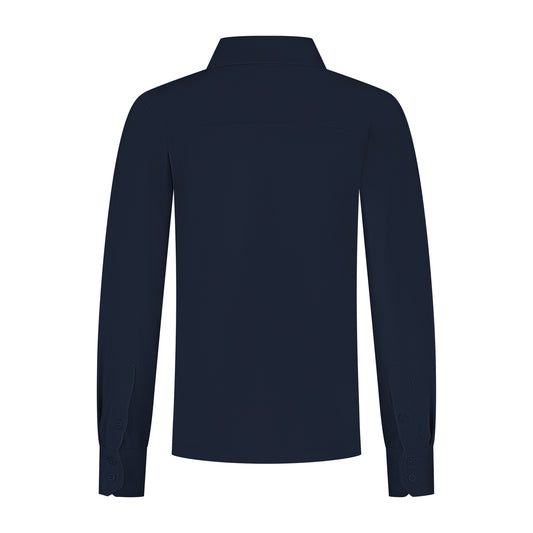 Port L. Poloshirt Jos donkerblauw