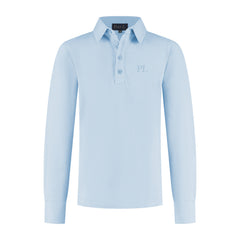 Poloshirt Jos lichtblauw