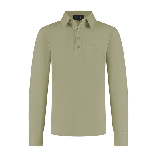 Port L. Poloshirt Jos olijfgroen