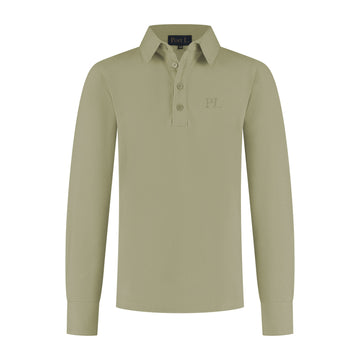 Port L. Poloshirt Jos olijfgroen