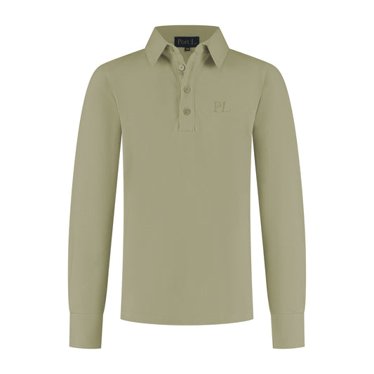 Port L. Poloshirt Jos olijfgroen