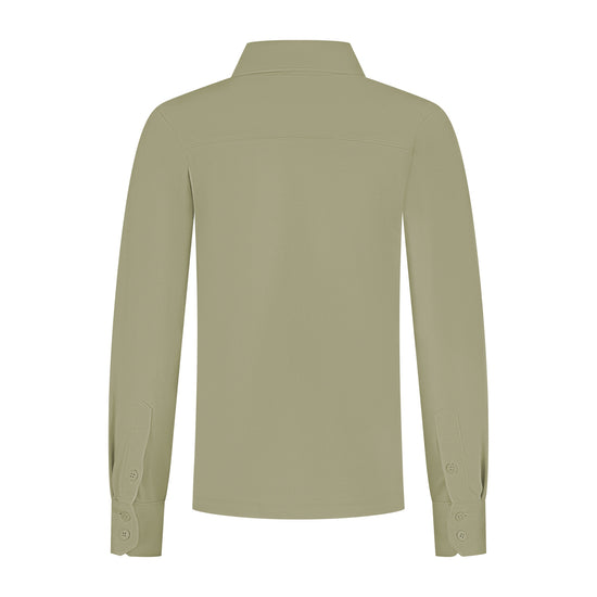 Port L. Poloshirt Jos olijfgroen