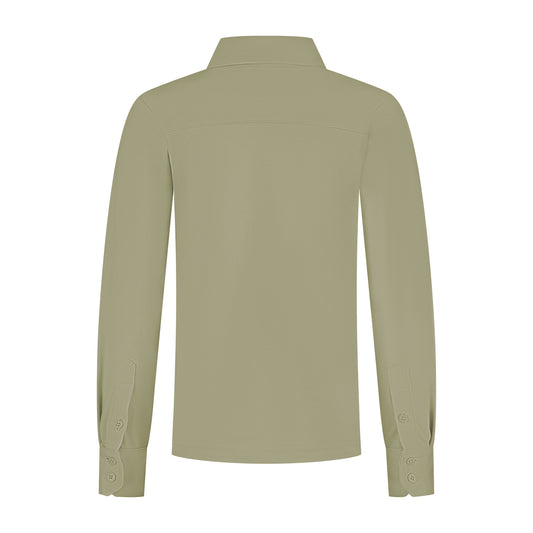 Port L. Poloshirt Jos olijfgroen