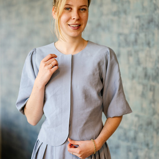 Port Lavande Blouse Aniek blauw