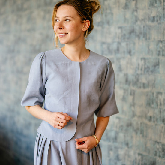 Port Lavande Blouse Aniek blauw