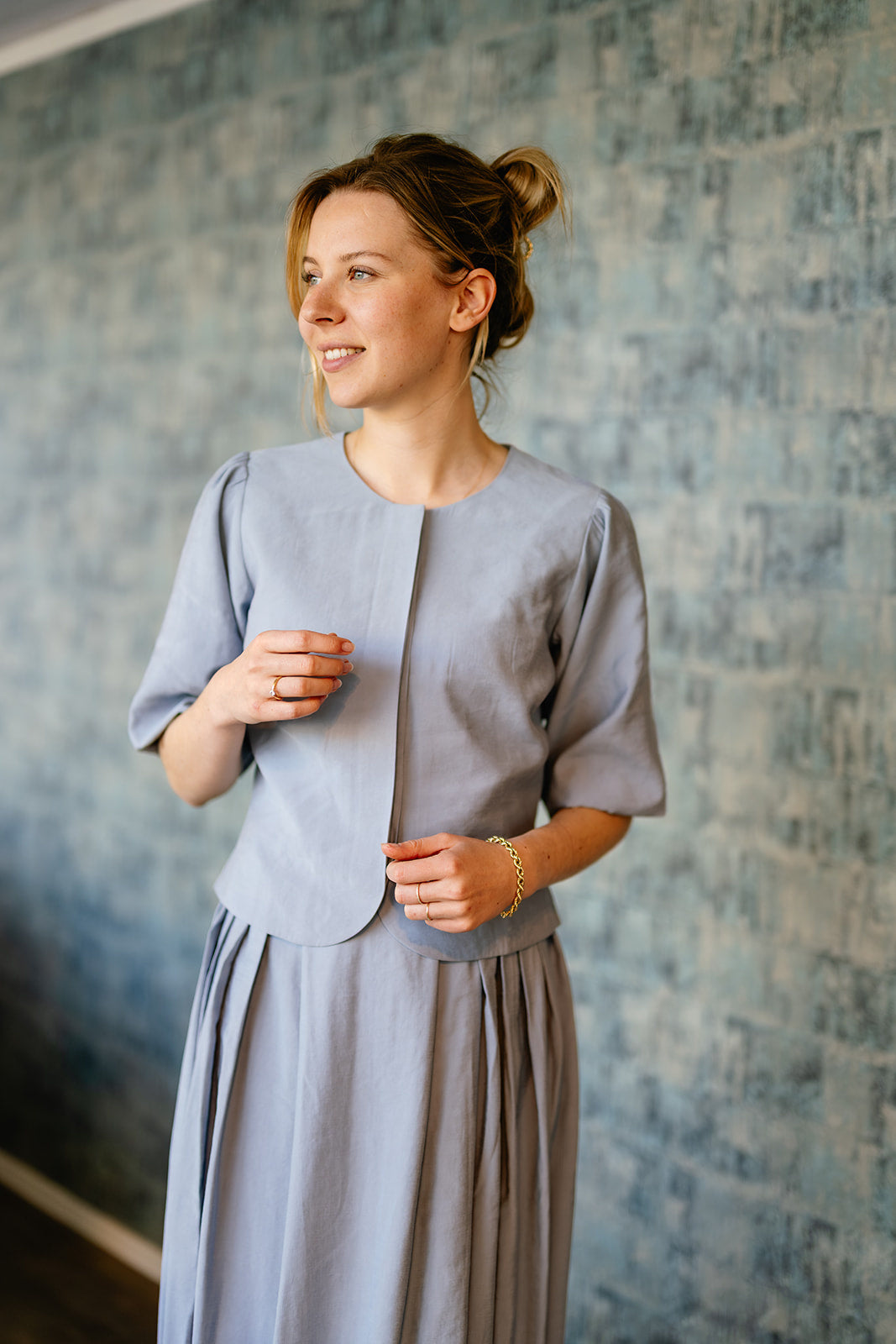 Port Lavande Blouse Aniek blauw
