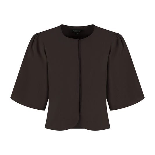 Port Lavande Blouse Aniek donkerbruin