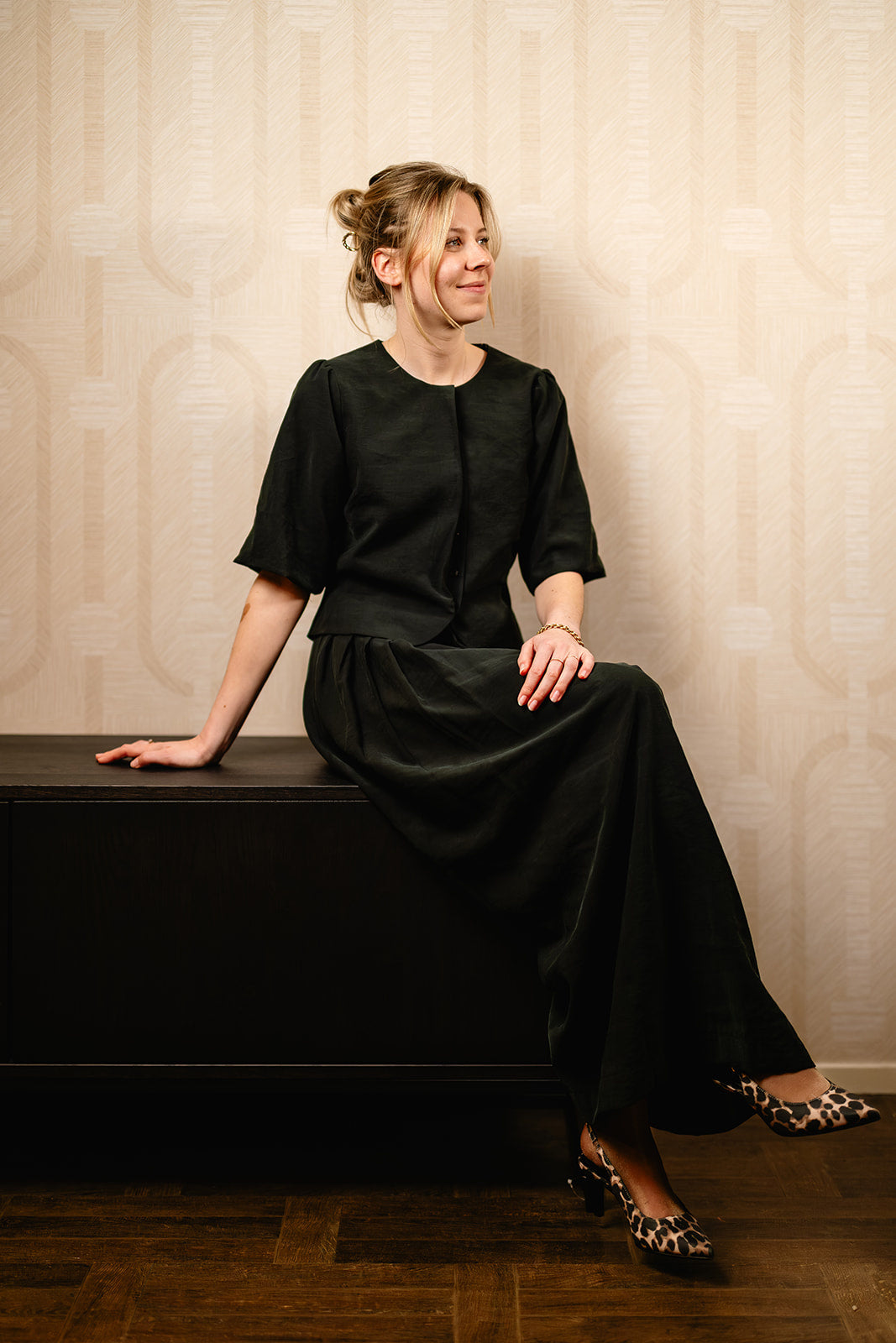 Port Lavande Blouse Aniek zwart