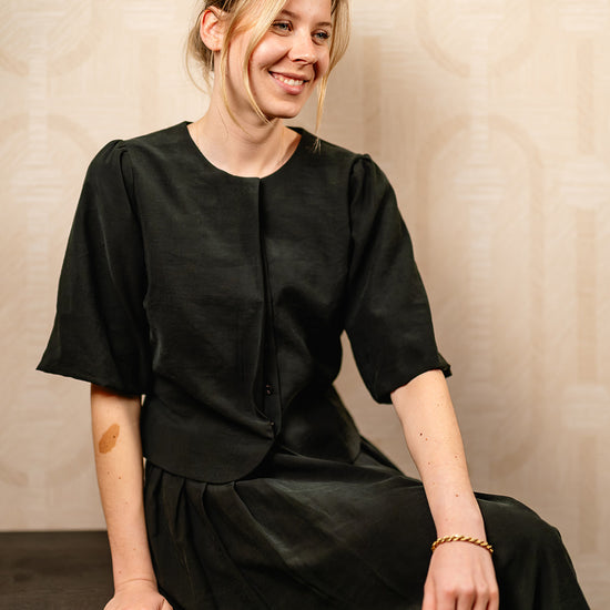 Port Lavande Blouse Aniek zwart