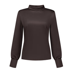 Blouse Evalien dark brown