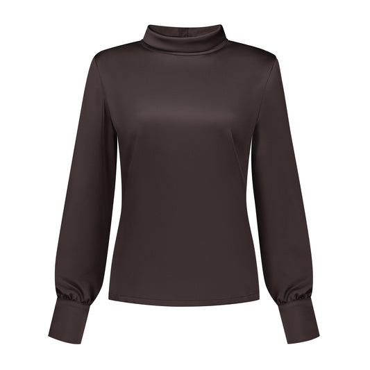 Port Lavande Blouse Evalien donkerbruin