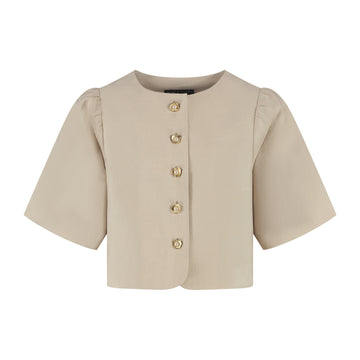 Port Lavande Blouse Geerke donkerzand
