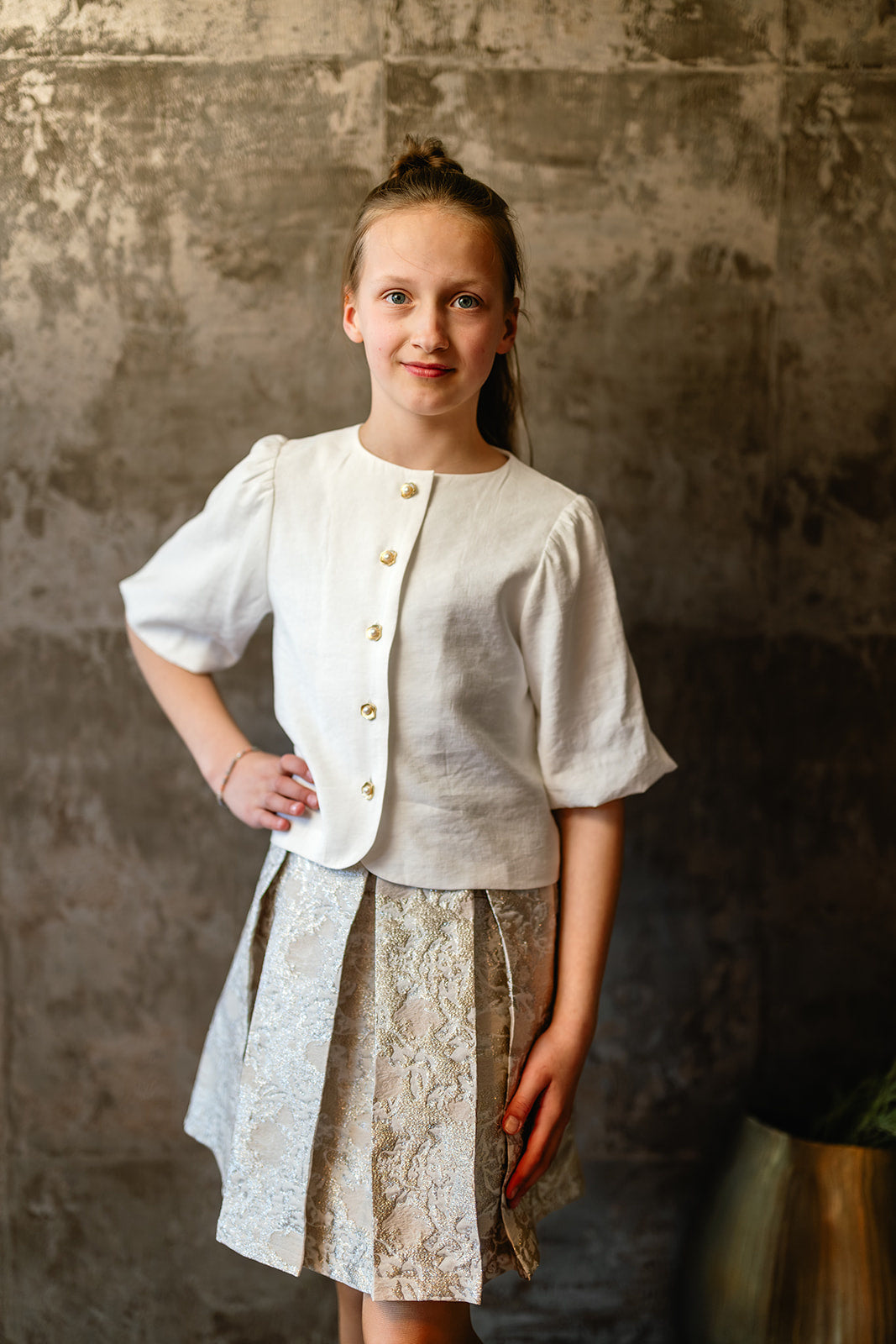 Port Lavande Blouse Geerke offwhite