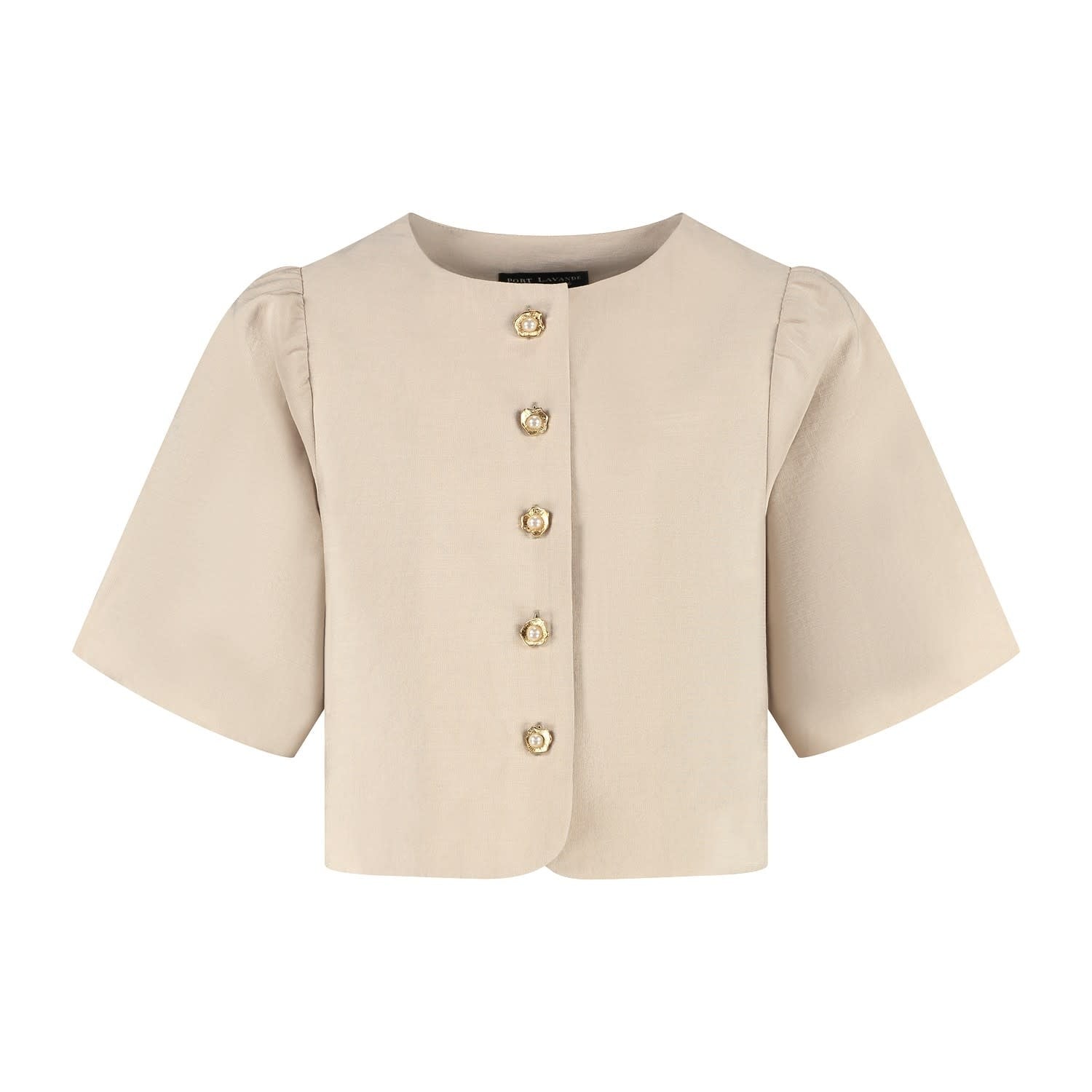 Port Lavande Blouse Geerke zand