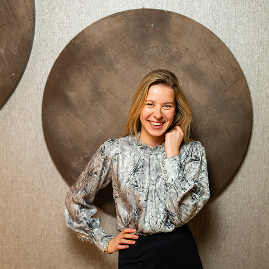 Port Lavande Blouse Jola grijs