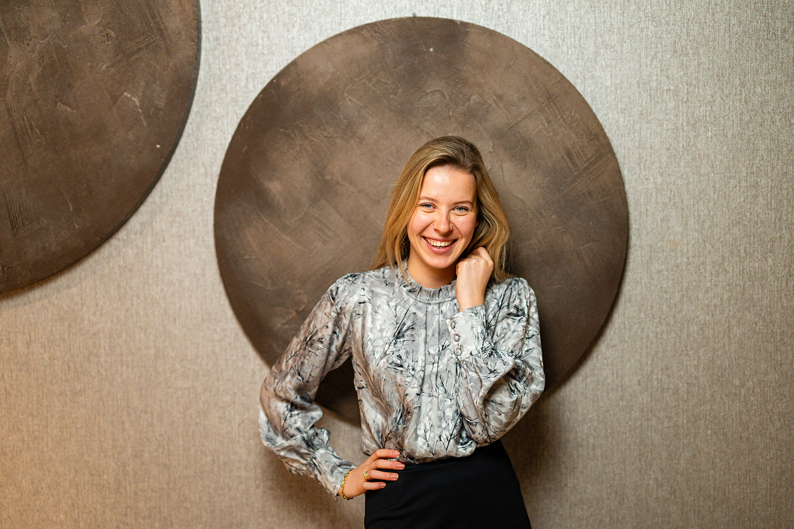 Port Lavande Blouse Jola grijs