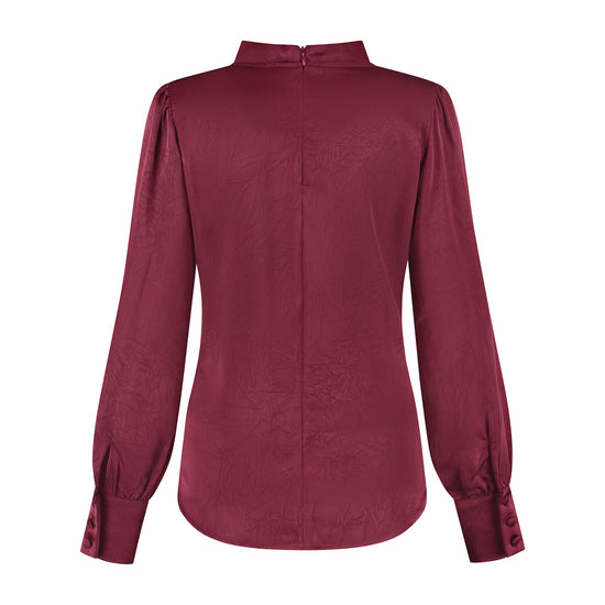 Port Lavande Blouse Jolijn bordeau