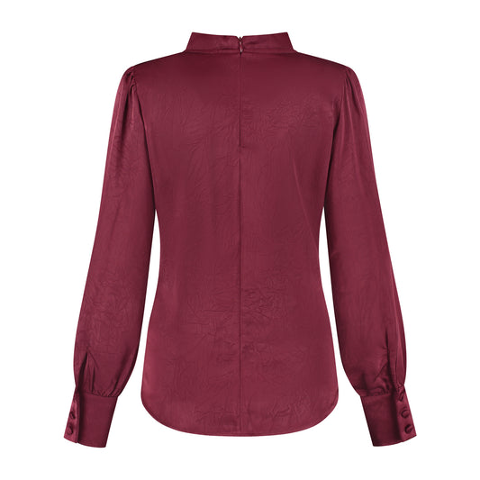 Port Lavande Blouse Jolijn bordeau