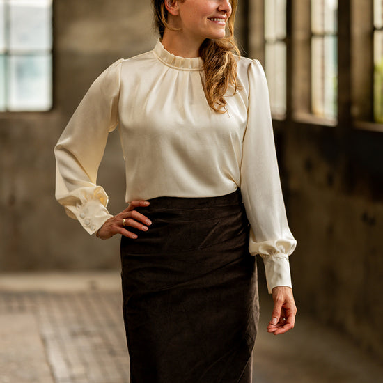 Port Lavande Blouse Jolijn creme
