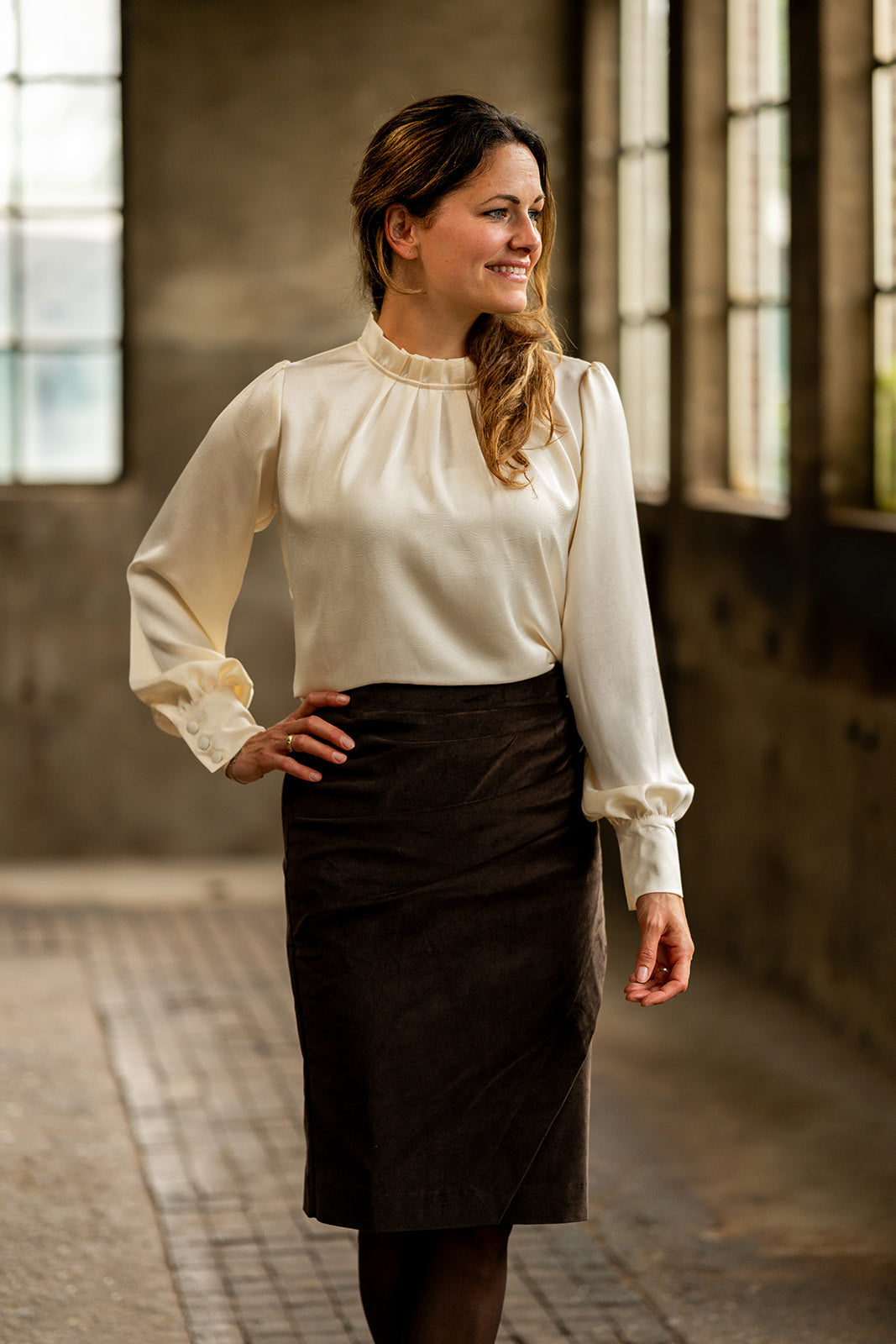 Port Lavande Blouse Jolijn creme