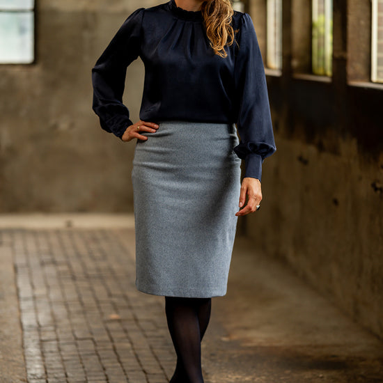 Port Lavande Blouse Jolijn donkerblauw