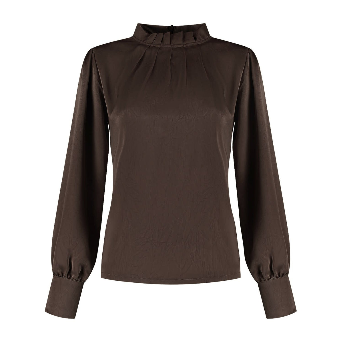 Port Lavande Blouse Jolijn donkerbruin