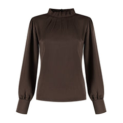 Blouse Jolijn donkerbruin