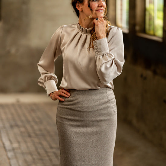 Port Lavande Blouse Jolijn zand
