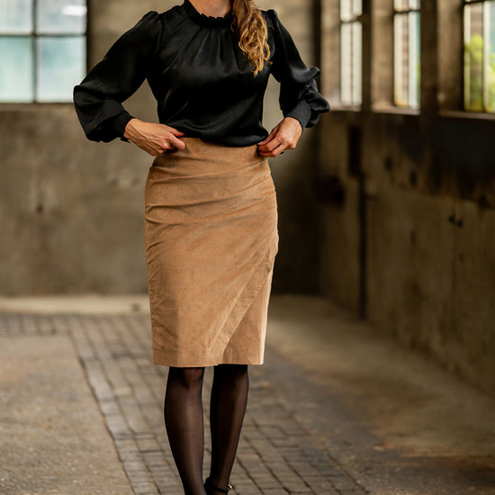 Port Lavande Blouse Jolijn zwart