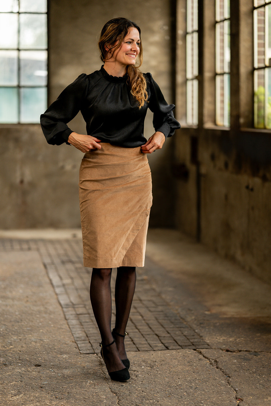 Port Lavande Blouse Jolijn zwart