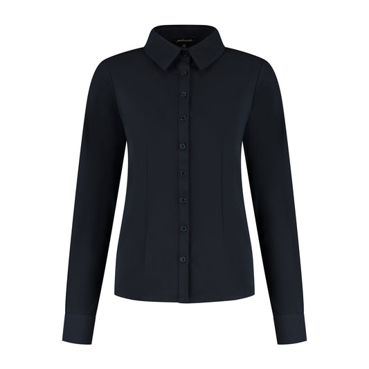 Port Lavande Blouse Louise donkerblauw
