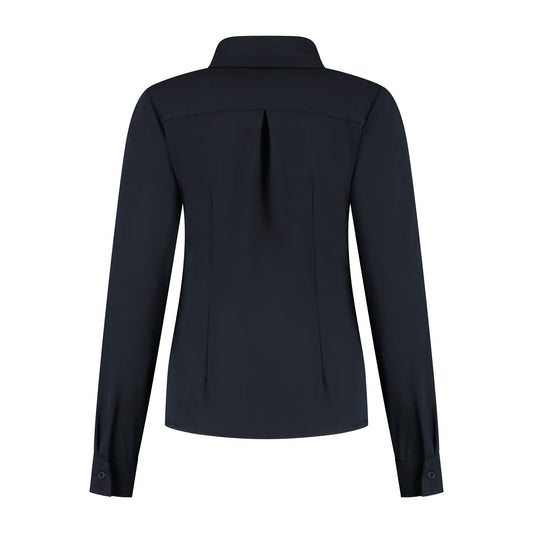 Port Lavande Blouse Louise donkerblauw