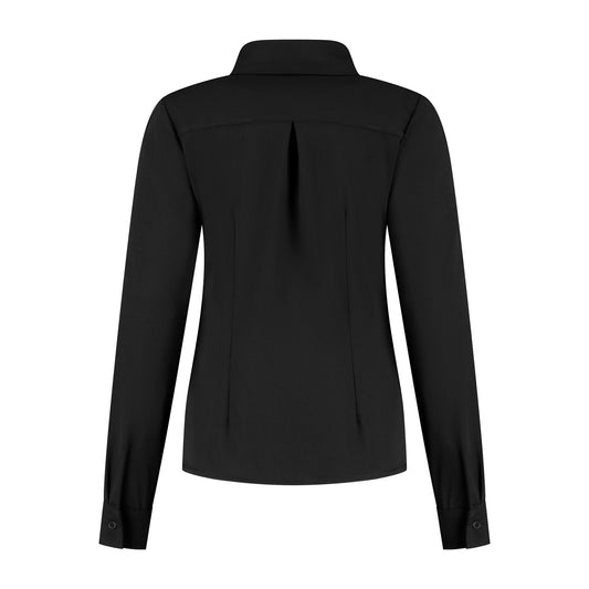 Port Lavande Blouse Louise zwart