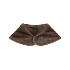 Brown fur stole