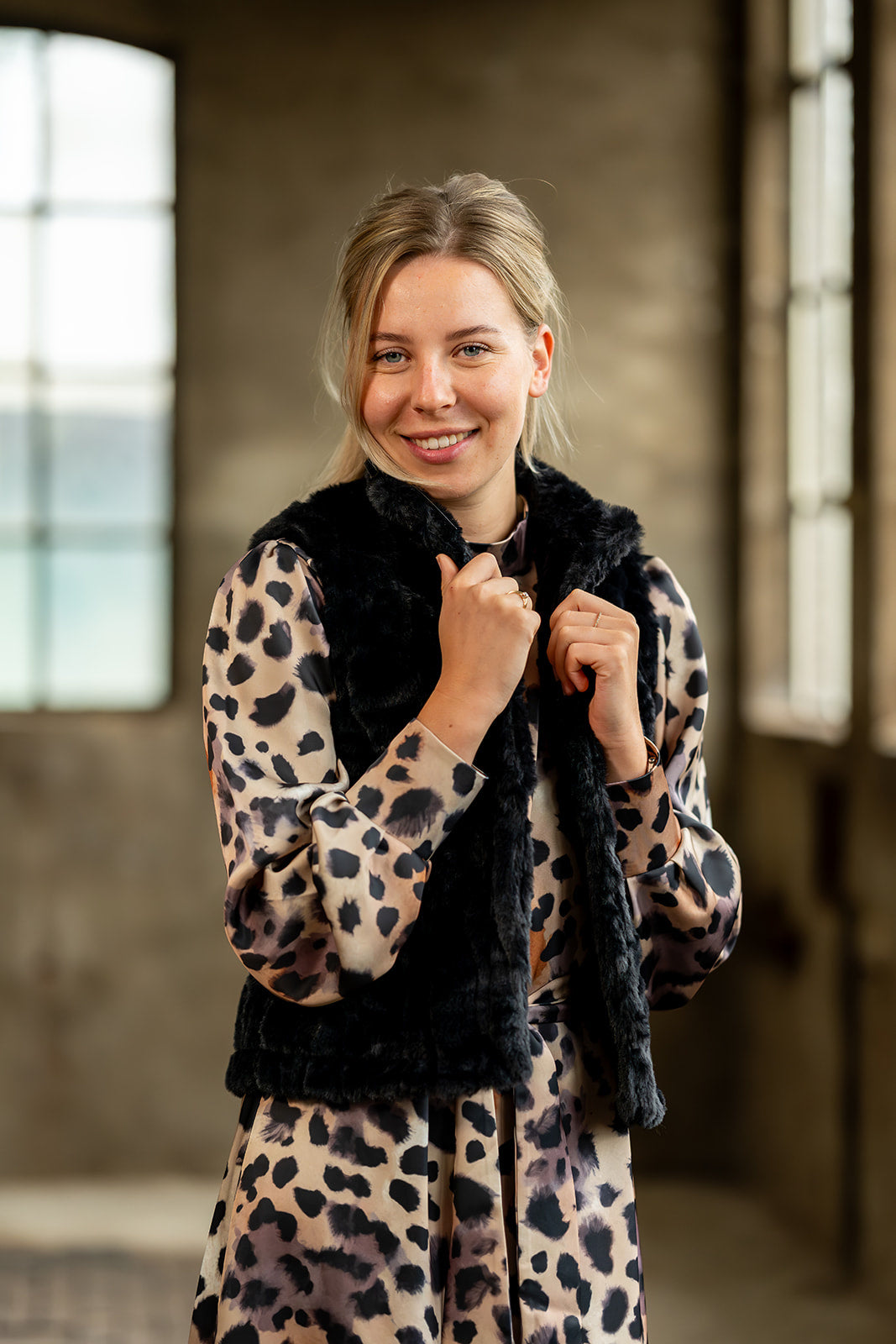 Port Lavande Gilet Rania zwart
