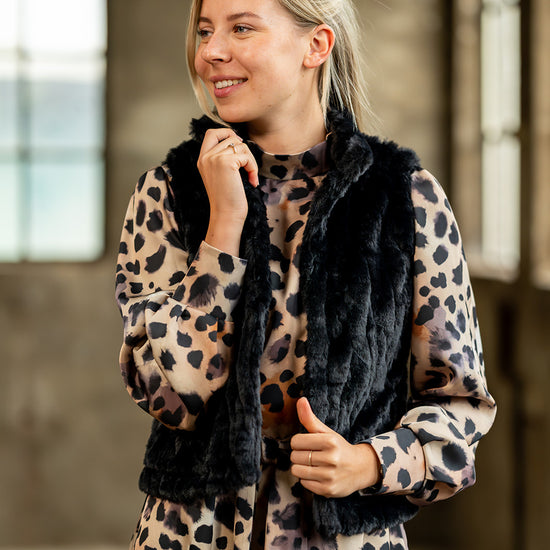 Port Lavande Gilet Rania zwart