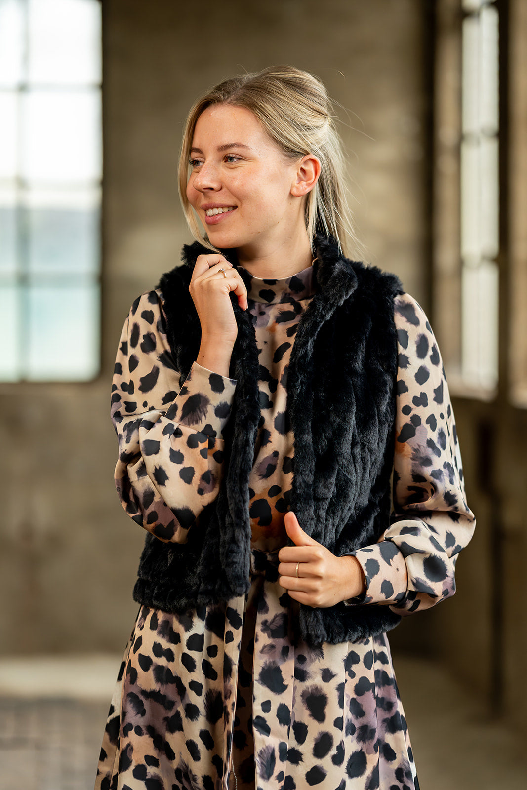 Port Lavande Gilet Rania zwart