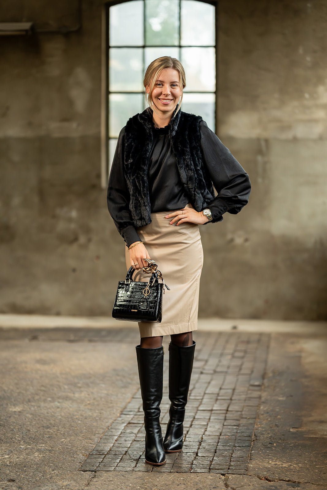 Port Lavande Gilet Rania zwart