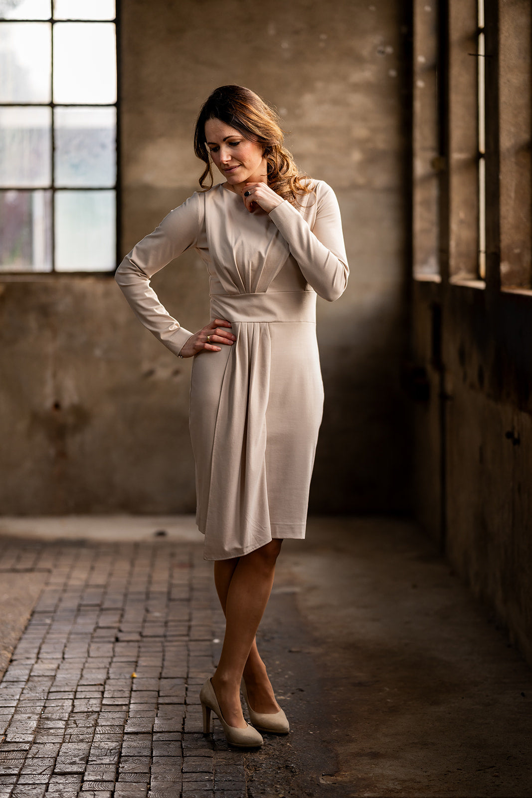 Port Lavande Jurk Alisha zand