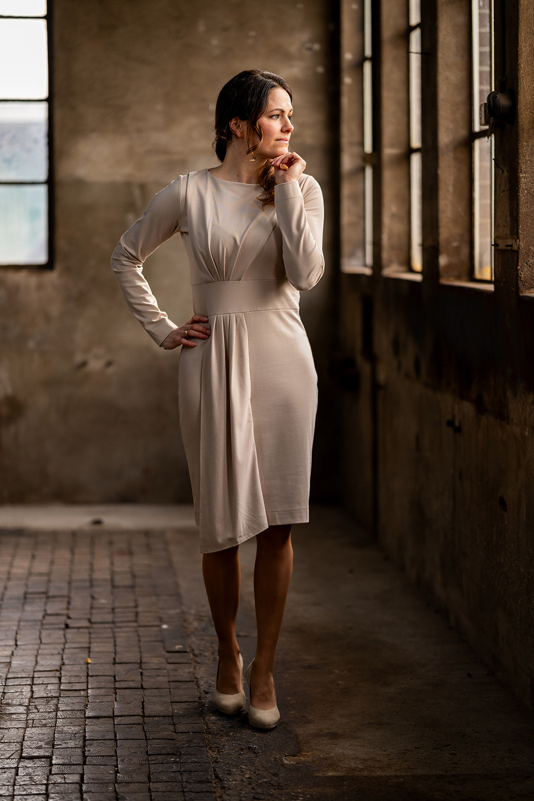 Port Lavande Jurk Alisha zand