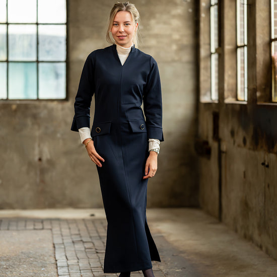 Port Lavande Jurk Babette donkerblauw
