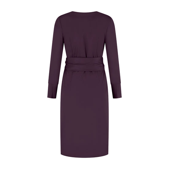 Port Lavande Jurk Doortje aubergine