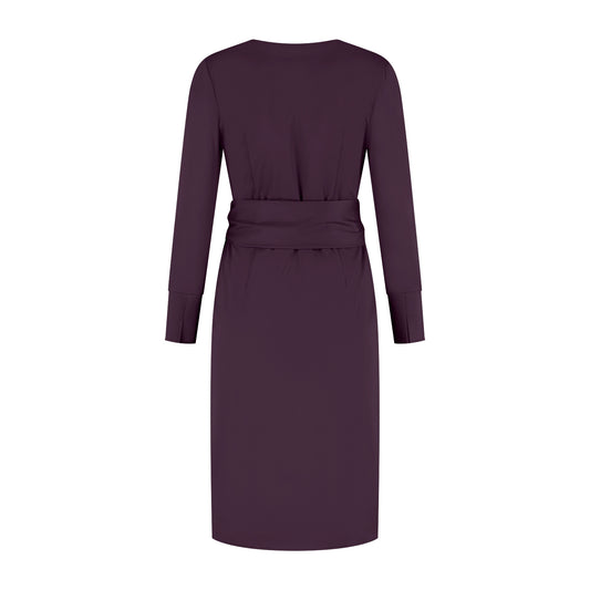 Port Lavande Jurk Doortje aubergine