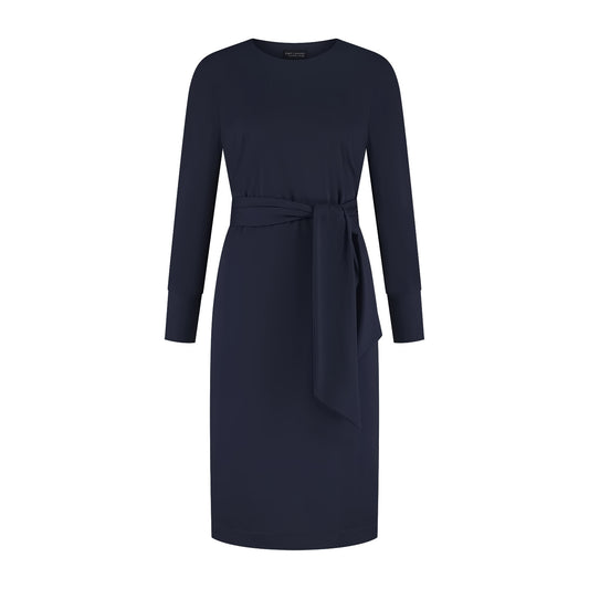 Port Lavande Jurk Doortje donkerblauw